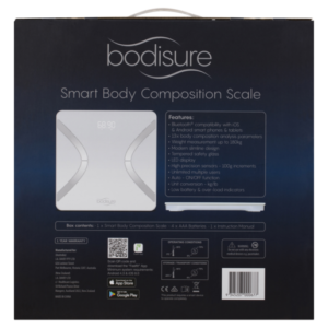 BodiSure BBC100 Smart Body Composition Scales – White