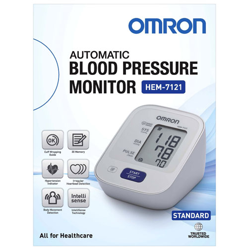 Omron HEM7121 Standard Upper-Arm Blood Pressure Monitor