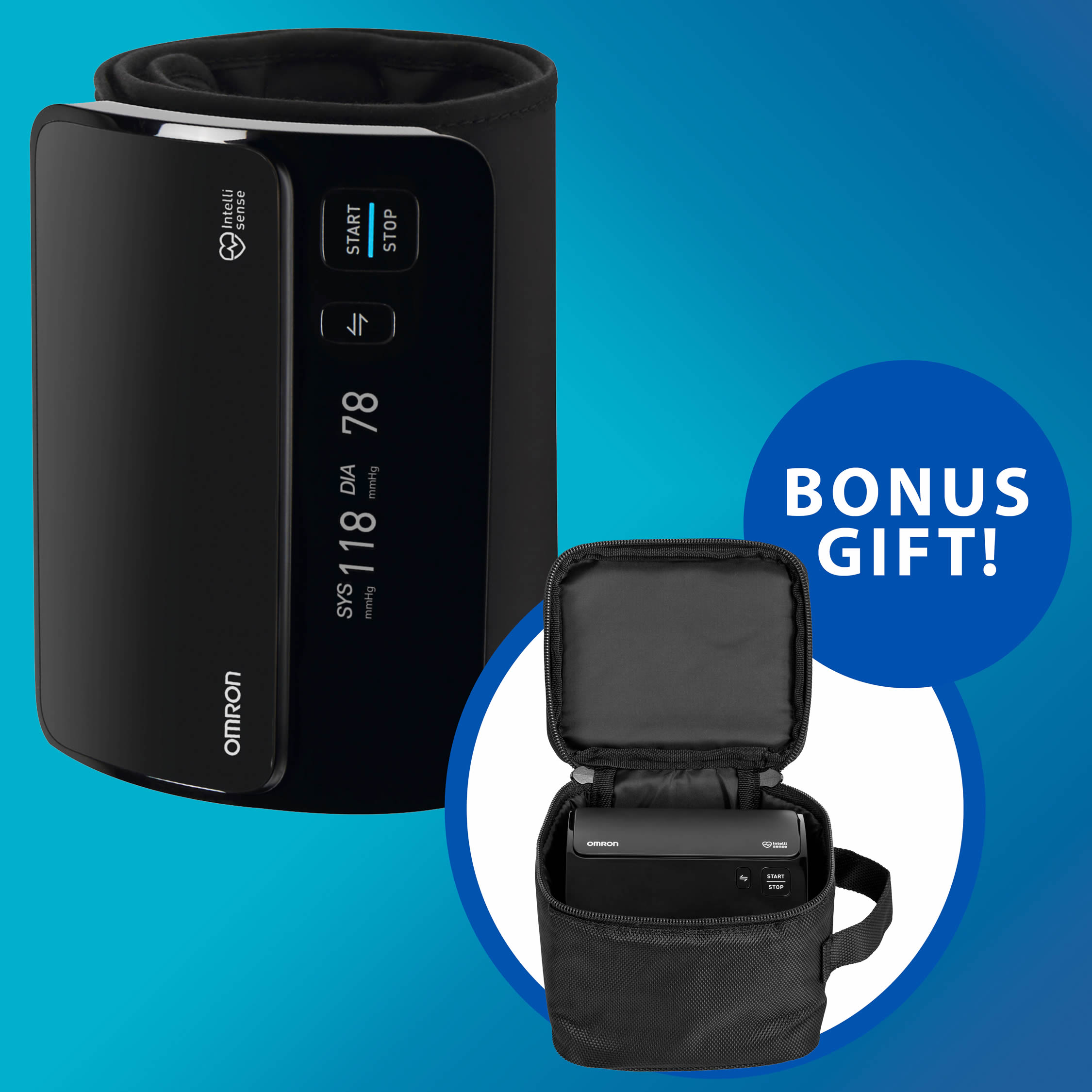 Omron-HEM7600T-Upper-Arm-Smart-Elite-Blood-Pressure-Monitor2 Omron HEM7600T Upper-Arm Smart Elite Blood Pressure Monitor + FREE Case-02 Storage Travel Case