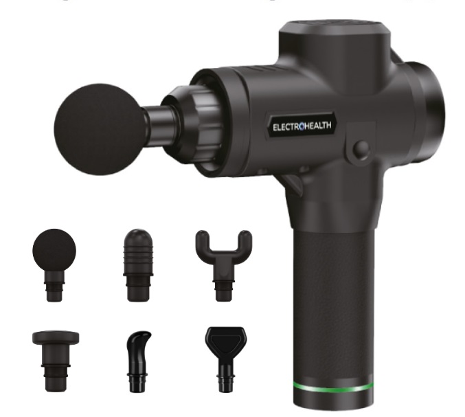 Professional-Percussion-Deep-Tissue-Massage-Gun-Black Professional Deep Tissue Massage Gun