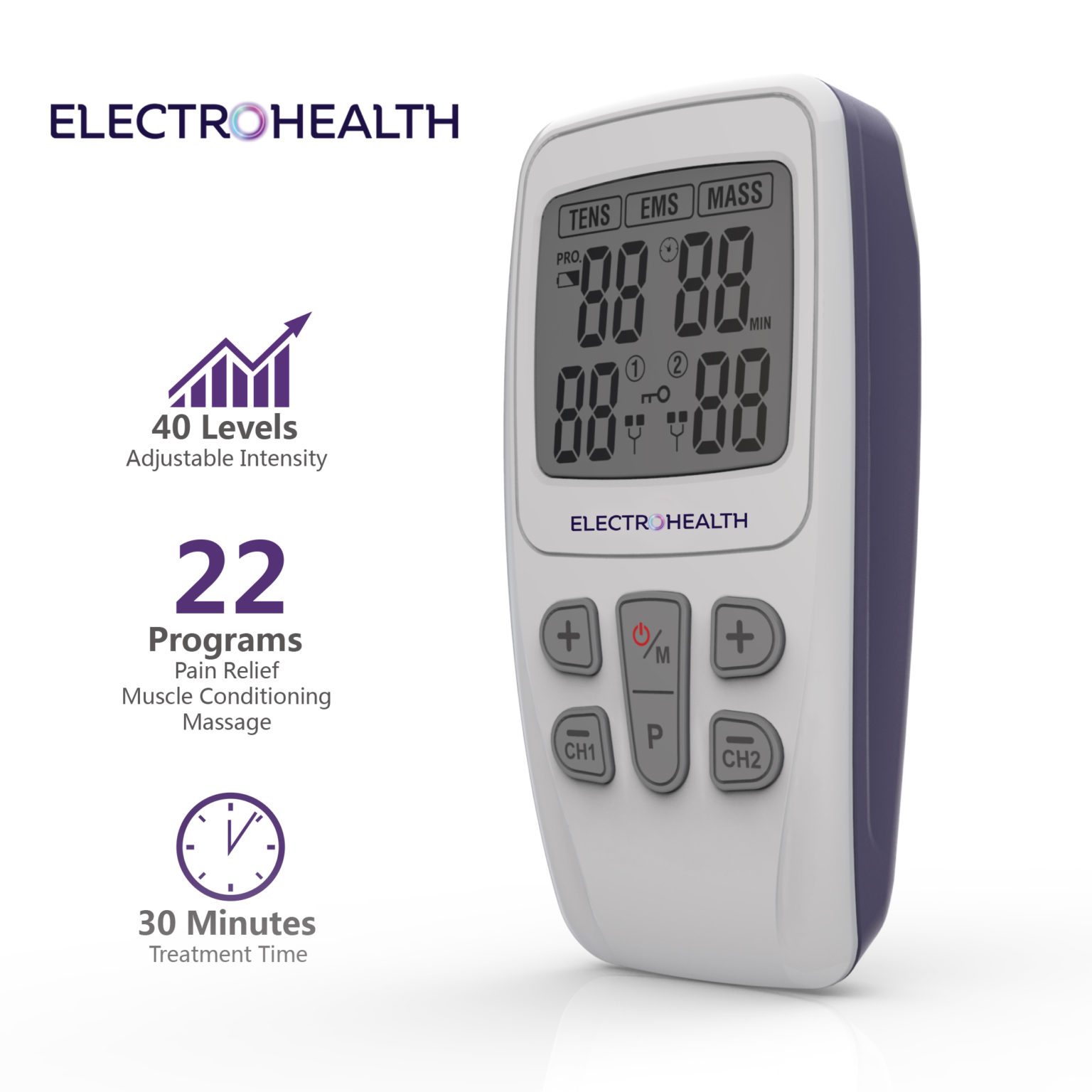 PHYSIO PRO C4B 3 In 1 Tens Unit Large Display - Foto 5